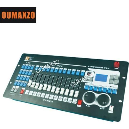 Original KK-768 Professional DMX 768 Console Controller Built-in 135 Graphics Stage Lighting 512 Dmx Console Equipment