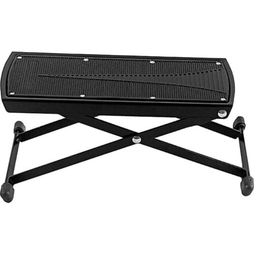 Guitar Pedal Footstool Foot Rest Adjustable Folding Portable Black guitar accessories guitar parts