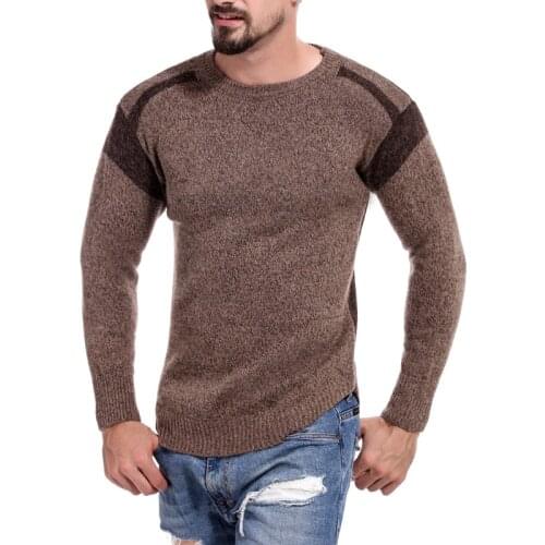 New Brand Sweater Men Warm Autumn O-Neck Pull Homme Cotton Wool Pullover Male Striped Knitwear Shirts Mens Sweaters Outwear Coat