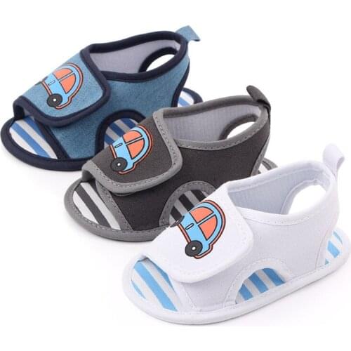 New Toddler Shoes Lovely Cartoon Newborn Sandals Infant Soft Summer Shoes Antislip Kids Boys Girls First Walkers