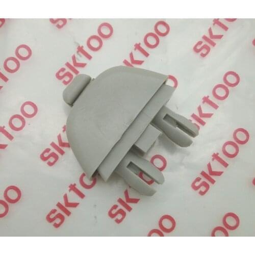 SKTOO 2004-2016 for Audi A6 C6 For VW Passat Polo For SKODA Inner Sun Visor Hook Clips Gray 4F0857561 4F0 857 561