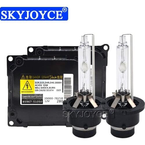 SKYJOYCE 10Sets 55W D2S D2R 6000K 8000K Car Xenon Kit HID Headlight Bulb Kit OEM Ballast N1 N2 N3 M2 85967-51050 85967-45010