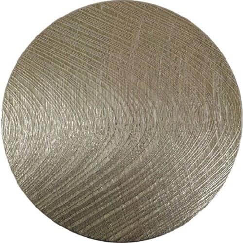 Modern Multicolor Table Mats Coasters Pad Round Pvc Placemat Heat Resistant Non Slip Washable Individual Placemat Dinnerware