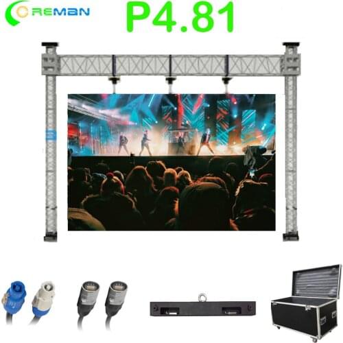 Led video panel display market full color P4.81 P3.91 stage rental module block video wall led display monitor