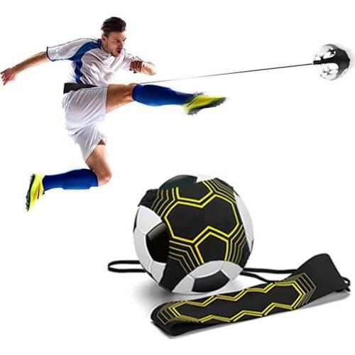 Soccer Kick Trainer Children Auxiliary Circling Belt Kids Soccer Ball Juggle Bags Kick Solo Soccer Trainer Football Kick