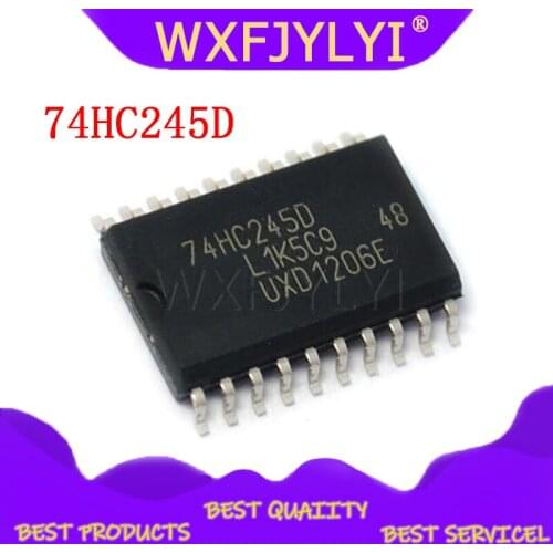 10PCS 74HC245D SOP20 74HC245 SOP SN74HC245DWR SMD SOP-20 new and original IC