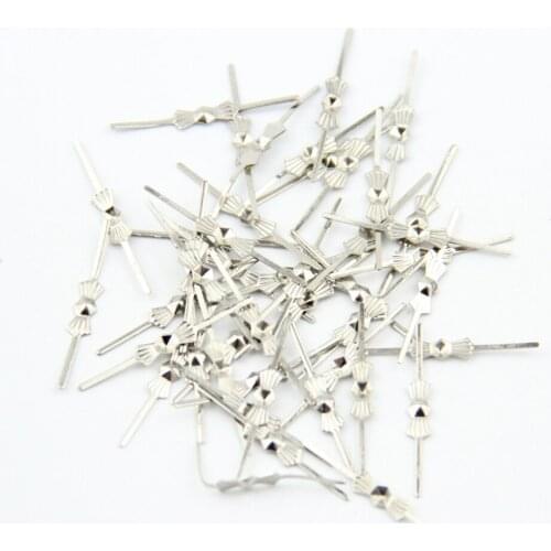 10000pcs/bag 33mm Chromium Color Metal Butterfly Buckles Beads Connectors Pins Bowtie