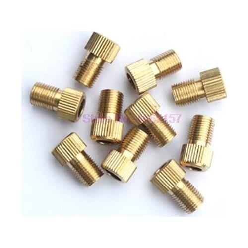 500 sets Pump Bicycle Convert Presta to Schrader Copper Bike air Valve Adaptor adapters wheels gas nozzle Tube Tool BT3072