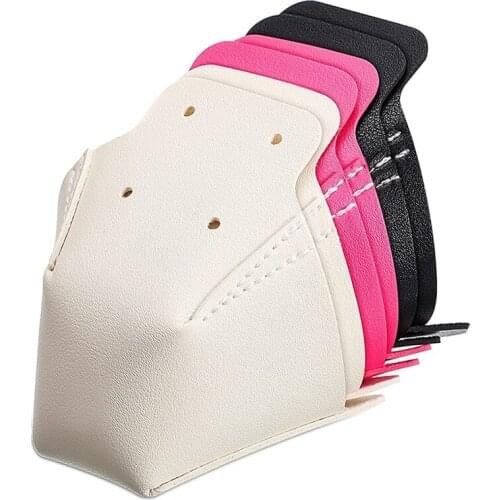 6 Pcs Toe Cap Guards Protectors PU Leather Roller Skate Cap Protectors Toe Guards for Quad Roller Skate
