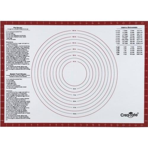 17x24.8 inch Non stick silicone mat pastry mat cakes baking mat cooking sheet