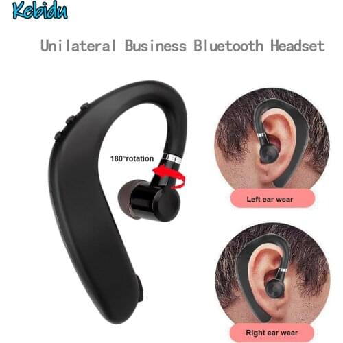 Handsfree Business Blutooth Headset Car Bluetooth Earpiece In Ear Wireless Earphone Long Time Standby With Mic for IOS Android
