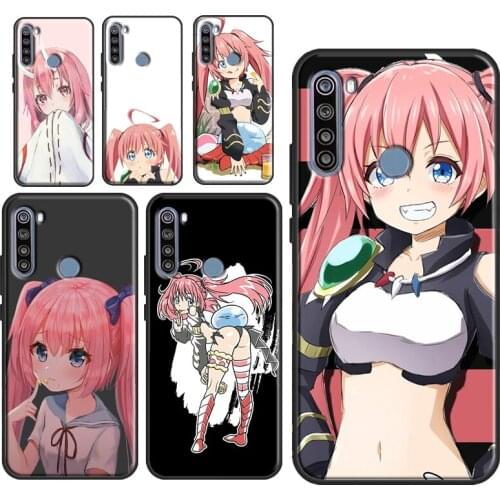 Milim Nava Rimuru Phone Case for Xiaomi Redmi Note 10 Pro 9 8 Redmi 9 9T 9C 9A 8A 7A K40 Note 9S 8T Cover