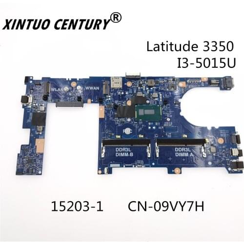 CN-09VY7H 09VY7H 9VY7H Dell Inspiron 3340 3350 Laptop anakart I3-5015U CPU DDR3L 100% çalışma
