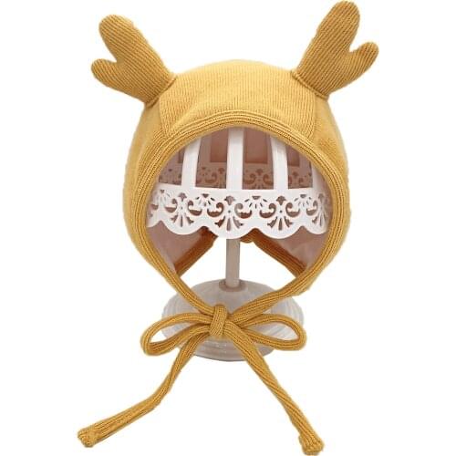 2020 Children Baby Kids Spring Autumn Winter Hats Boys Girls New Fashion Cap Childrens Sika Deer Cap Baby Bonnet Beanie
