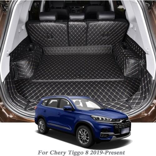 For Chery Tiggo 8 2019-Present 5Seats / 7Seats Car Boot Mat Rear Trunk Liner Cargo Floor Carpet Tray Protector Accessories Mats