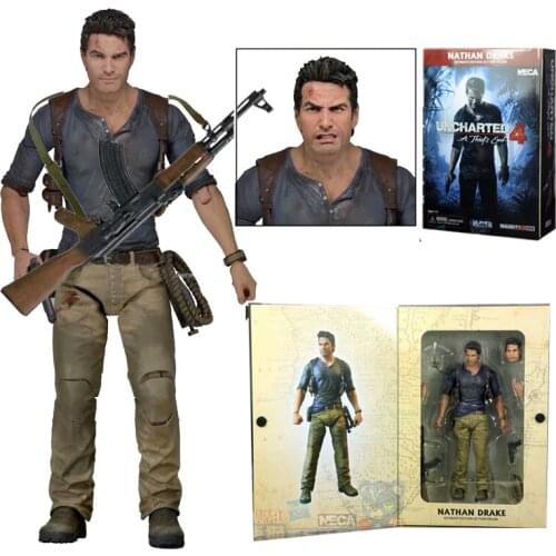 NECA Uncharted 4 A thiefs end Nathan Drake Ultimate Edition PVC Action Figure Collectible Model Toys Gift