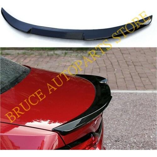 Glossy black Rear Tail Trunk Spoiler Cover Lip Trim For Toyota Corolla 2020-2021 Car modification