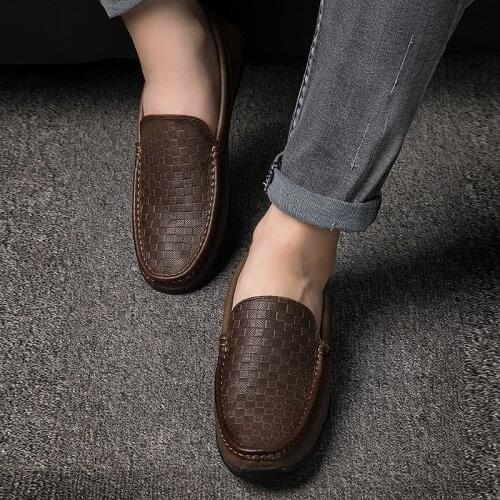 Mens Shoes Genuine Leather Mens Shoes Casual Men Sneakers For Formal Fashion Mens Sport Classic Zapatos Cuero Leather