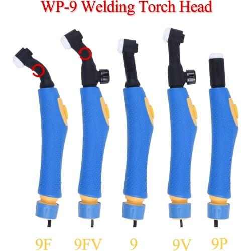 WP9 WP 9F 9F 9V 9FV 9P SR9 SR9F SR9V SR9FV SR9P TIG Torch Body Air Cooled Head Human Engineering Design Rotatable 125 AMP