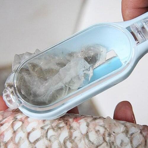Kitchen Seafood Tools Fish Scale Fish Skin Creative Quick Convenient Cleaning Knife Scale Scraper House Peeling Cleaning Tool