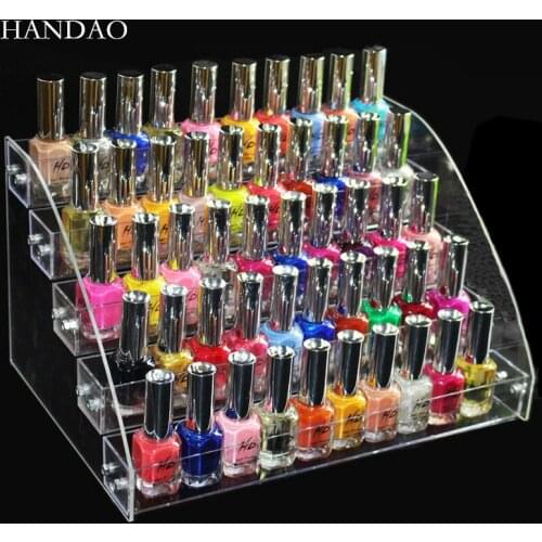 Multilayer Nail Polish Organizer Box Detachable Clear Acrylic Storage holder Display Shelf Makeup Organizer Storage Container
