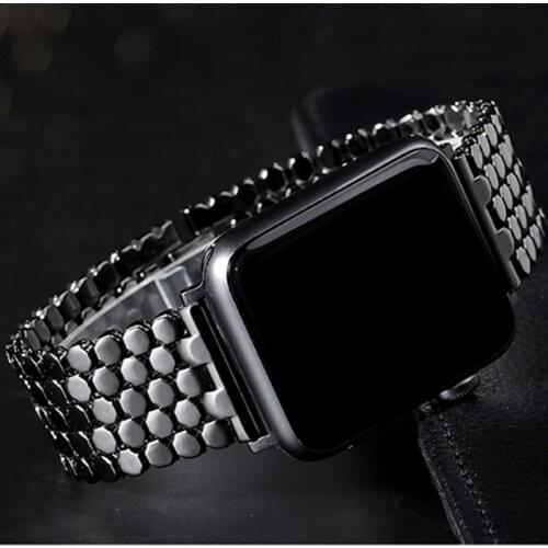 Fashion Metal Strap For Apple Watch 6 SE Band iWatch 5 4 Stainless Steel Bracelet For Applewatch 3 42mm 38mm Watchbands