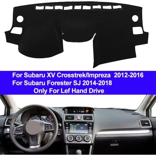 Car Dashboard Cover Dash Pad Auto Dash Mat Carpet Cape For Subaru XV Crosstrek / Impreza 2012 - 2016 Forester SJ 2014 - 2018