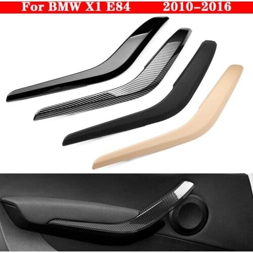 Car Inner door Panel handle Cover For BMW X1 E84 2010-2016 Auto Left Right Interior Door Armrest Pull Trim Cover Beige Black
