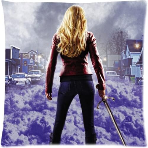 Once Upon a Time Background Two Side Printed Throw Pillow Case&Cotton Linen Cushion Cover 17.7"X17.7"(45 X 45CM)