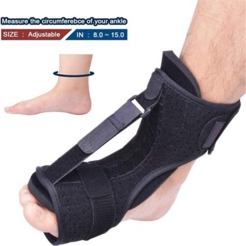 Adjustable Plantar Fasciitis Night Foot Splint Drop Orthotic Brace Elastic Dorsal Night Splint Stabilizer Brace Support Night