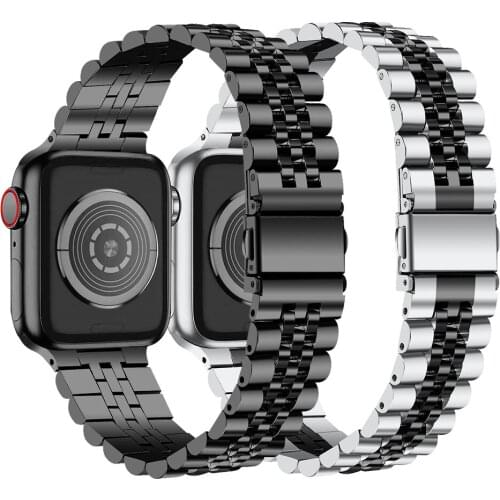 Essidi New Stainless Steel Band Loop For Apple Watch Series 6 5 4 3 2 1 SE Wrist Strap Bracelet For iwatch 38 40 42 44mm Correa