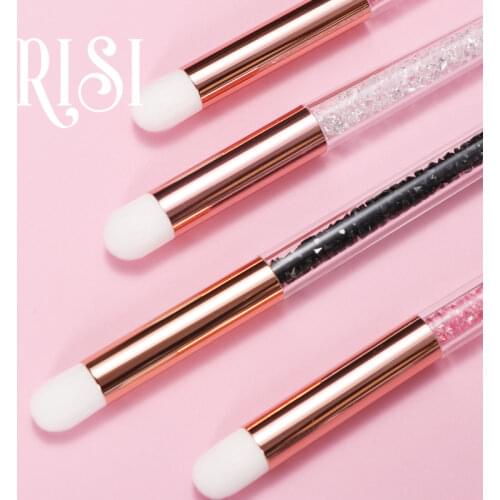 New Crystal Eyelash Cleaning Brush For Eyelash Extensions Tools Cleanser Washing Makeup Brush Eyelash Lash Extensions Applicator