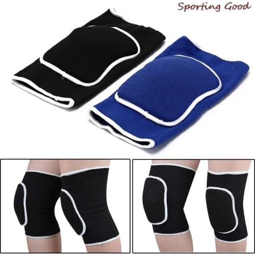 1PC Sport And Fitness Elbow&Knee Pads Knitted Thick Sponge Basketball Volleyball Crash Support Brace Pads Elbow Support