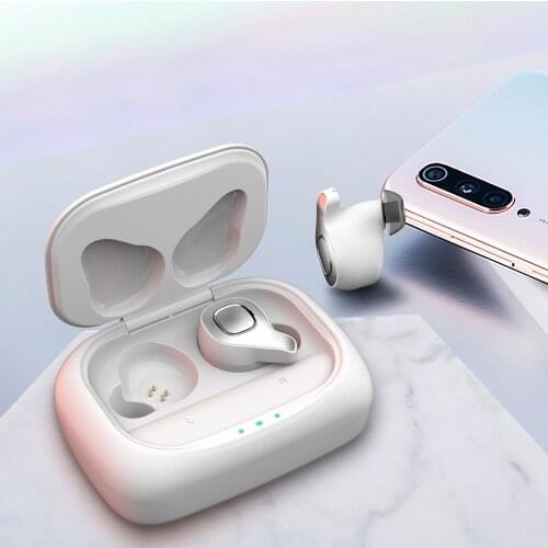 50pcs F8 TWS Bluetooth5.0 Earphone True Wireless Stereo Earbuds With Charging Box In-Ear Sport Waterproof earphones