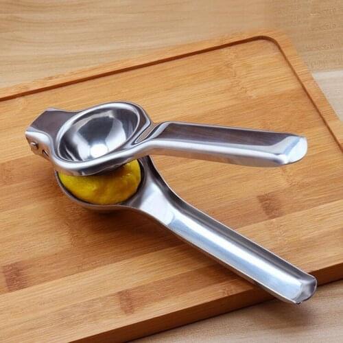 Stainless steel lemon reamer kitchen manual orange squeezer metal fruit squeezer