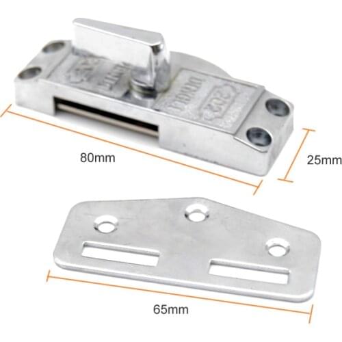 Zinc alloy sliding door hook lock,For Bathroom kitchen sliding door,Single-sided lock,Surface mounting,Hardware Locks