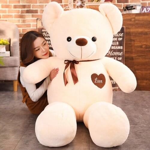 100cm-200cm America Giant Teddy Bear Plush Toys Soft Teddy Bear Skin Popular Birthday & Valentines Gifts For Girls Kids Toy