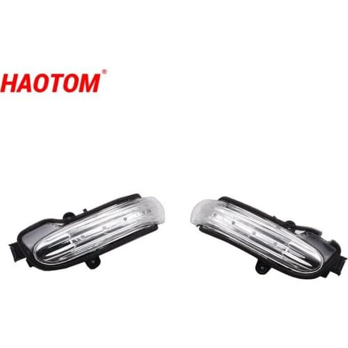 2PCS Left + Right Door Mirror Turn Signal Light for Mercedes W203 C-Class 2004-2007 A2038201621 A2038201521
