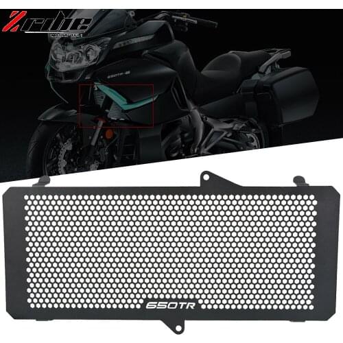 FOR CFMOTO 650TR-G 650 TR-G 650TRG Motorcycle Accessories Aliminum Radiator Grille Guard Cover ProCover Protector 650TR-G 650TRG