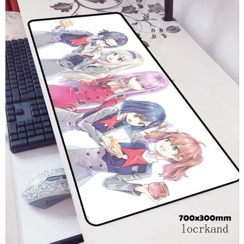 Darling In The Franxx Mousepad 900x400x2mm Best Computer Mouse Mat Gamer Gamepad Gifts Gaming Mousemat Desk Pad Office Padmouse