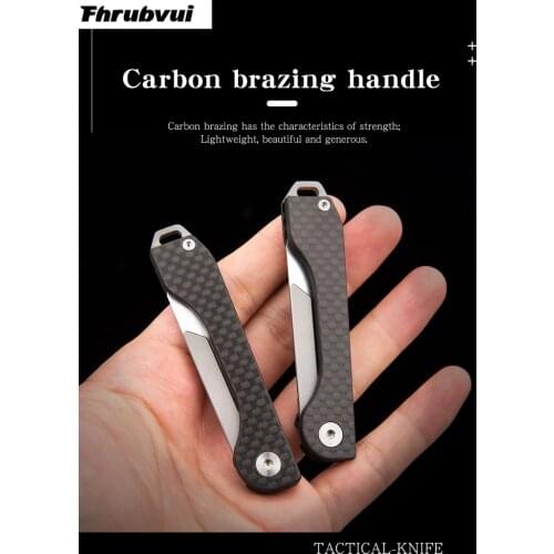 Carbon Fiber Box Cutter Cutting Rope Engraving Knife Mini Outdoor Multifunctional Folding Scalpel Tool Tool Camping Gear