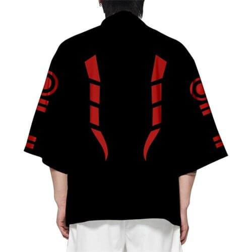 Anime Jujutsu Kaisen 3D Kimono T Shirts Men Women Tops Summer Cardigan Harajuku Style Casual Hip Hop Cool Boys Tees
