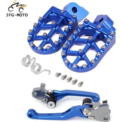 Motorcycle CNC Clutch Brake Lever And Foot Pegs Pedals Rests Footpegs For YAMAHA WR250F 2017-2020 WR450F 2016-2020