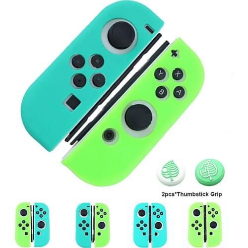 Soft Silicone Joystick Case Protective Cover Set for Nintend J-Con Controller Thumb Grip Caps Analog Rocker Cover