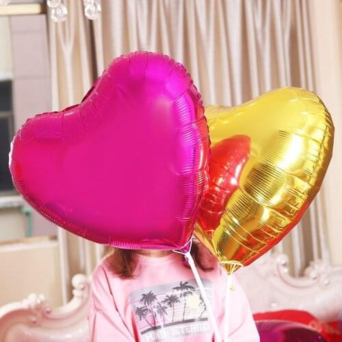 24inch Rose Gold Balloons Set Confetti Latex Star Heart Foil Baloon Wedding Birthday Party Decorations Kids Baby Shower Supplies