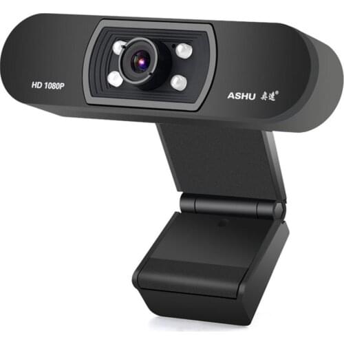 New 1080P Full HD Webcam For Mac Mini Computer Pc Web Camera Anti-peeping Rotatable Webcam for Live Broadcast Video Conference