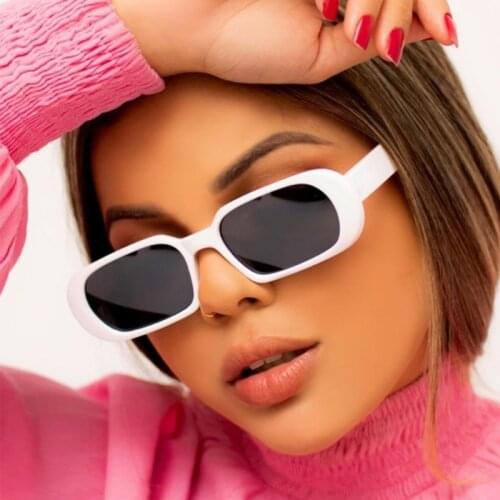 2021 New Fashion Square Punk Sunglasses Women Brand Designer Small Frame Colorful Sun Glasses Men Driving Shades Oculos Feminino
