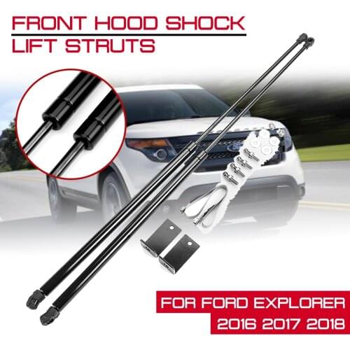 Front Engine Cover Bonnet Hood Shock For Ford Explorer 2016 2017 2018 Lift Struts Bar Support Arm Gas Hydraulic