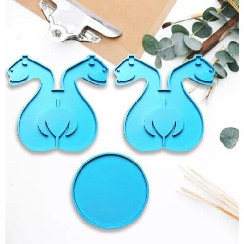 R58E Snake-shaped Shelf Flower Pot Holder Mold Jewelry Epoxy Resin Casting Jewelry Making Resin Diy Craft Home Decoration