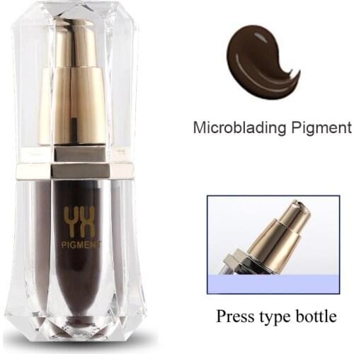 Professional Micro Pigment Organic Microblading Pigment Paste for Permanent Makeup Eyebrow/Lip Cosmetic Tattoo Ink Color Supply